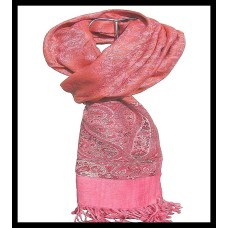 Etole bordures avec motifs Jacquard - Etole indienne Etole bordures avec motifs Jacquard - Etole indienne