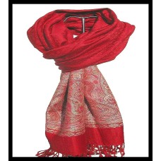 Etole bordures avec motifs Jacquard - Etole indienne Etole bordures avec motifs Jacquard - Etole indienne