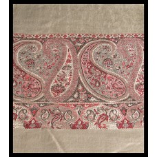 Etole bordures avec motifs Jacquard - Etole indienne Etole bordures avec motifs Jacquard - Etole indienne