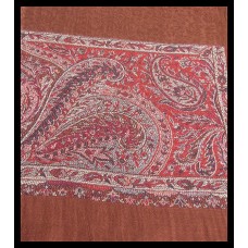 Etole bordures avec motifs Jacquard - Etole indienne Etole bordures avec motifs Jacquard - Etole indienne