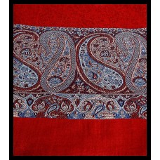 Etole bordures avec motifs Jacquard - Etole indienne Etole bordures avec motifs Jacquard - Etole indienne