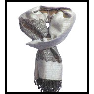 Patterns Stole pezeli Border - Indian stole