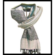 Patterns Stole pezeli Border - Indian stole