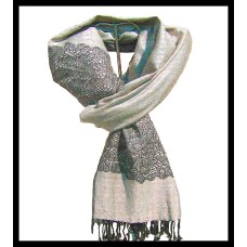 Etole bordures avec motifs Pezeli - Etole indienne Etole bordures avec motifs Pezeli - Etole indienne