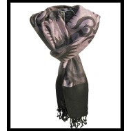 Stole pattern Sun OM viscose - Indian Stole