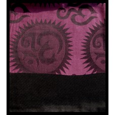 Etole motifs OM Soleil en viscose  - Etole indienne Etole motifs OM Soleil en viscose  - Etole indienne