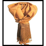 Pezeli viscose and wool stole - Indian stole