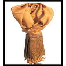 Etole en viscose et laine à motifs Pezeli - Etole indienne Etole en viscose et laine à motifs Pezeli - Etole indienne