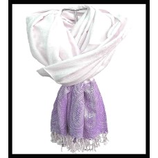 Etole en viscose et laine à motifs Pezeli - Etole indienne Etole en viscose et laine à motifs Pezeli - Etole indienne