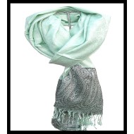 Etole en viscose et laine à motifs Pezeli - Etole indienne