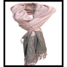 Etole en viscose et laine à motifs Pezeli - Etole indienne Etole en viscose et laine à motifs Pezeli - Etole indienne