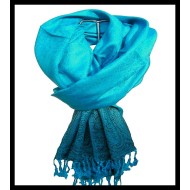 Pezeli viscose and wool stole - Indian stole