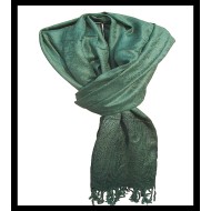 Pezeli viscose and wool stole - Indian stole