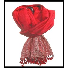 Etole en viscose et laine à motifs Pezeli - Etole indienne Etole en viscose et laine à motifs Pezeli - Etole indienne