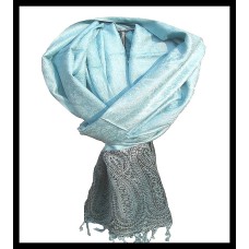 Etole en viscose et laine à motifs Pezeli - Etole indienne Etole en viscose et laine à motifs Pezeli - Etole indienne