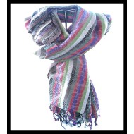 Etole motifs en viscose - Etole indienne