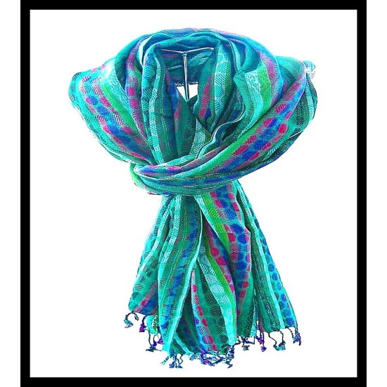 Stole viscose multy color- Stole Indian,Viscose Stoles Rongoli