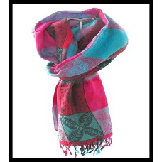 Etole motifs en viscose - Etole indienne Etole motifs en viscose - Etole indienne