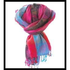 Etole motifs en viscose - Etole indienne Etole motifs en viscose - Etole indienne
