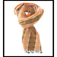 Etole motifs en viscose - Etole indienne