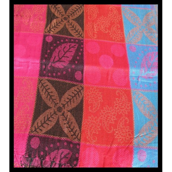 Etole motifs en viscose - Etole indienne,Etoles Motifs Viscose