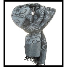 Etole motifs OM Gayatrie en viscose  - Etole indienne Etole motifs OM Gayatrie en viscose  - Etole indienne