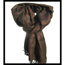 Etole motifs OM Gayatrie en viscose  - Etole indienne Etole motifs OM Gayatrie en viscose  - Etole indienne