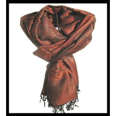 Etole motifs OM Gayatrie en viscose  - Etole indienne Etole motifs OM Gayatrie en viscose  - Etole indienne