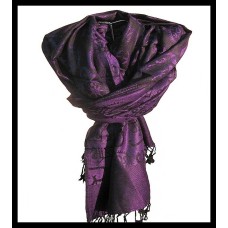 Etole motifs OM Gayatrie en viscose  - Etole indienne Etole motifs OM Gayatrie en viscose  - Etole indienne