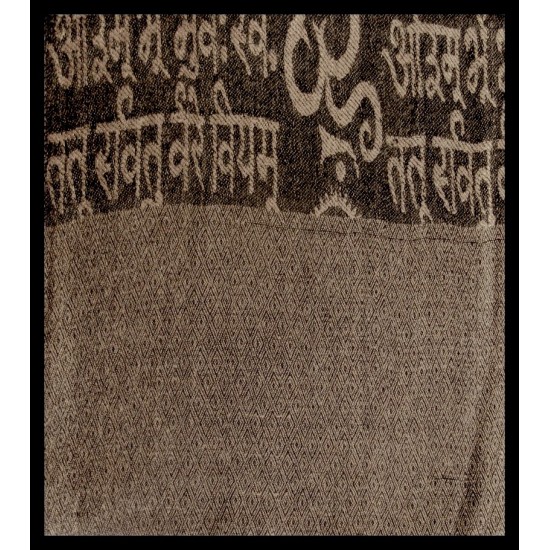 Etole motifs OM Gayatrie en viscose  - Etole indienne, Etoles Motifs OM Viscose