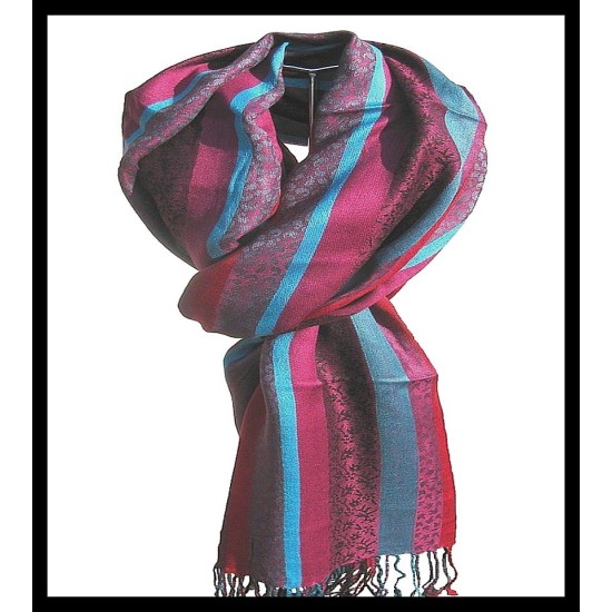 Stole viscose multy color - Indian Stole,Patterns Stoles Viscose strip