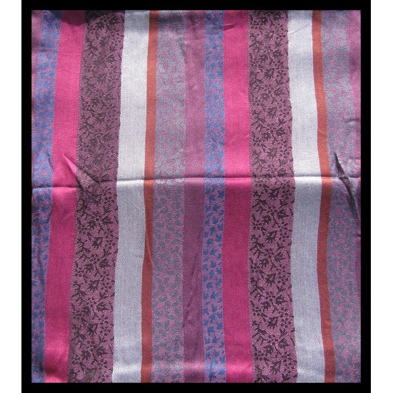 Etole motifs en viscose strip - Etole indienne,Etoles Motifs Viscose strip