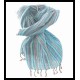 Stole striped in cotton and viscose - Indian stole,Coton-Viscose stoles