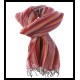 Stole striped in cotton and viscose - Indian stole,Coton-Viscose stoles