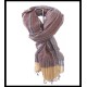 Stole striped in cotton and viscose - Indian stole,Coton-Viscose stoles