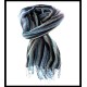 Stole striped in cotton and viscose - Indian stole,Coton-Viscose stoles