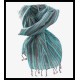 Stole striped in cotton and viscose - Indian stole,Coton-Viscose stoles