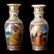Indian handcraft - Indian Marble Vase Indian handcraft - Indian Marble Vase