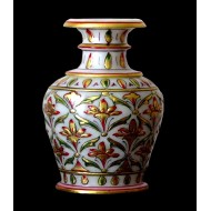Artisanat indien - Vase-Bougeoir en Marbre