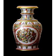 Artisanat indien - Vase-Bougeoir en Marbre