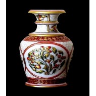 Artisanat indien - Vase-Bougeoir en Marbre