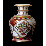 Artisanat indien - Vase-Bougeoir en Marbre