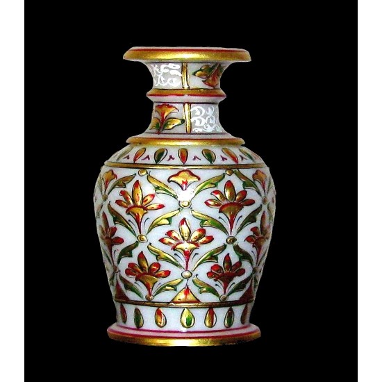 Artisanat indien - Vase-Bougeoir en Marbre,Vases-Bougeoirs indiens