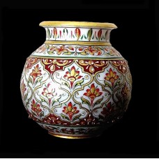 Indian handcraft - Indian Vase forme Boule Indian handcraft - Indian Vase forme Boule