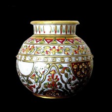 Indian handcraft - Indian Vase forme Boule Indian handcraft - Indian Vase forme Boule
