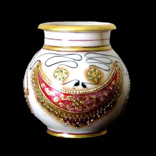 Indian handcraft - Indian Vase forme Boule Indian handcraft - Indian Vase forme Boule