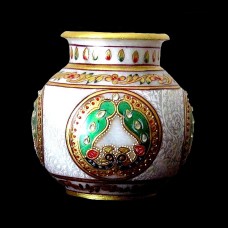 Indian handcraft - Indian Vase forme Boule Indian handcraft - Indian Vase forme Boule