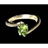Bague Péridot - Bague indienne en argent - Bijoux Inde