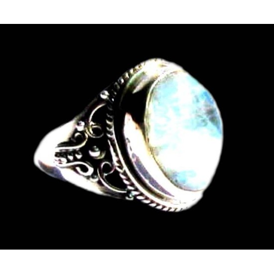 Indian silver jewellery - Indian Labradorite Ring,Indian Rings