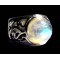 India jewelry - Indian silver ring and Labradorite